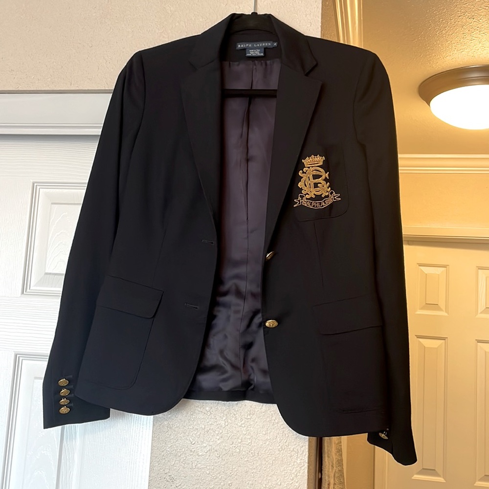 Ralph Lauren navy blue blazer
